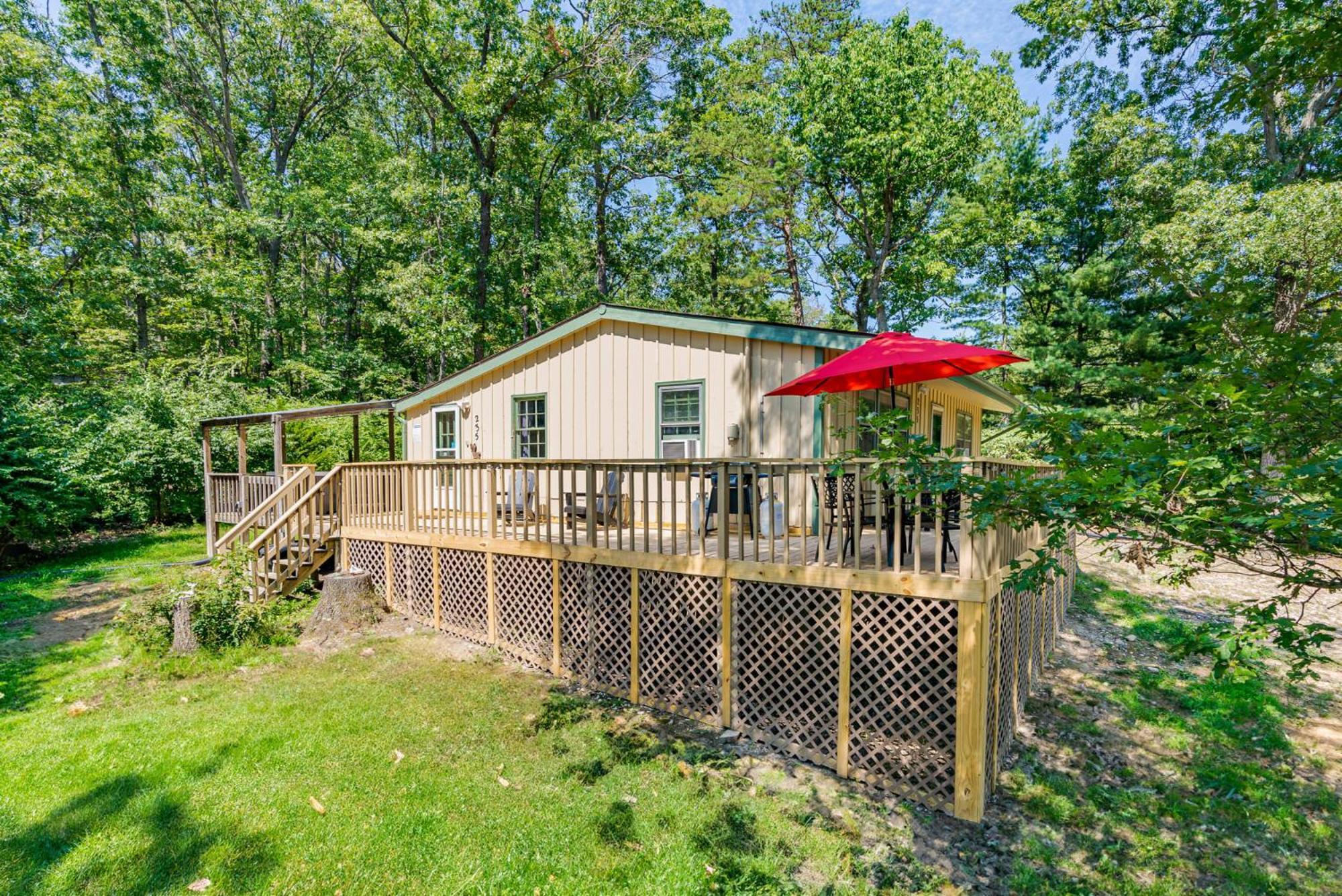 River Access Cabin W Hot Tub, Deck, Grill, & Wifi Luray Exterior photo